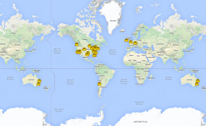 DeLorean Time Machines Across The World